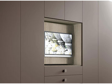 Pannello porta Tv integrato per armadio Spagnol Mod. Axel