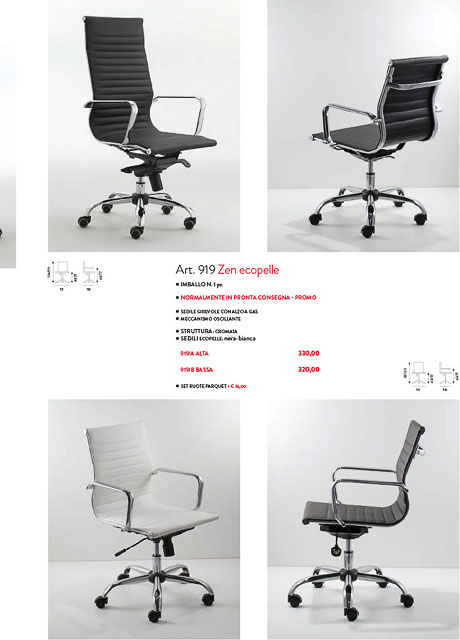 Seduta per Ufficio Modello Zen Ecopelle