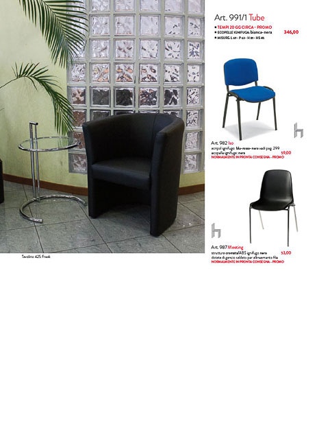 Sedute per Ufficio Modello Tube, Iso e Meeting