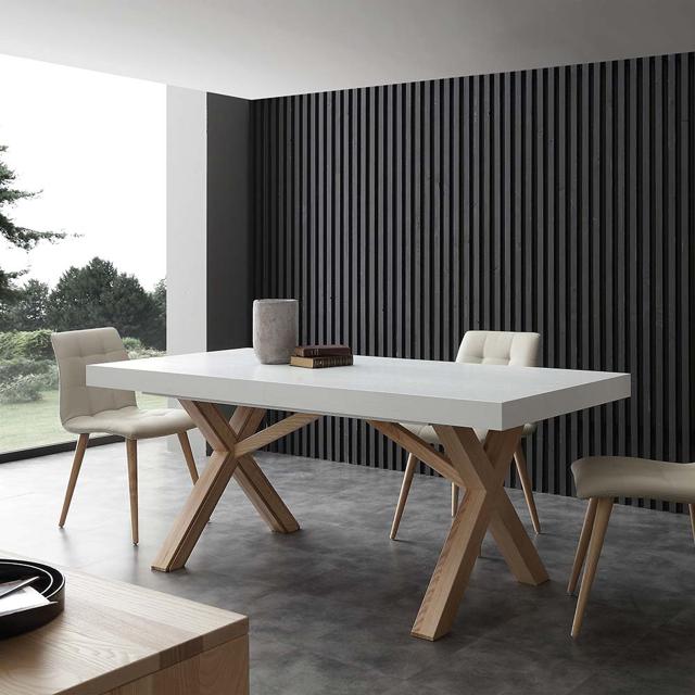 Tavolo Mod. LEONARDO BICOLOR