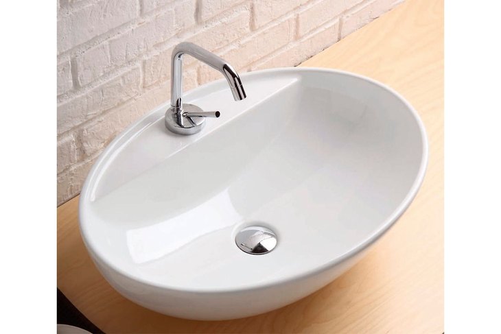 Lavabo da appoggio ovale 60 cm SOFTLY RUB