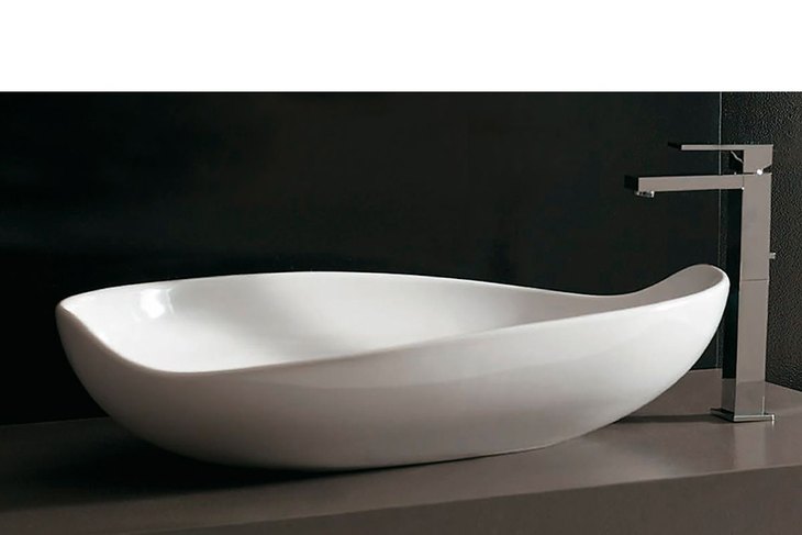 Lavabo da appoggio a barchetta 60 cm POISON