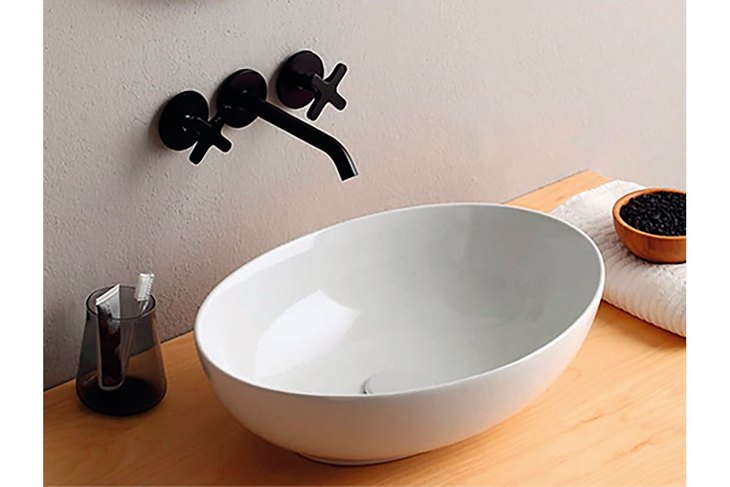 Lavabo da appoggio ovale piccolo MINI SOFTLY