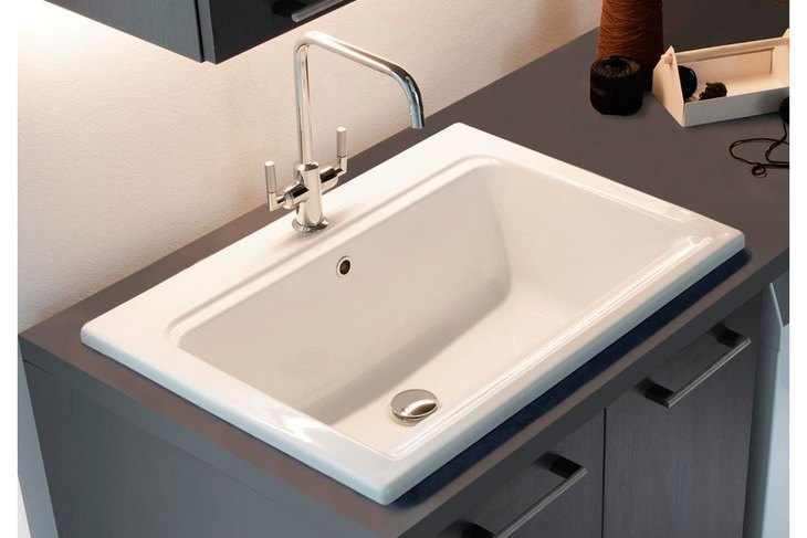 Lavatoio in ceramica da 61 cm SHIRE