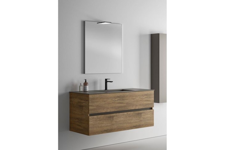 Specchiera con profilo in alluminio ECO LIGHT