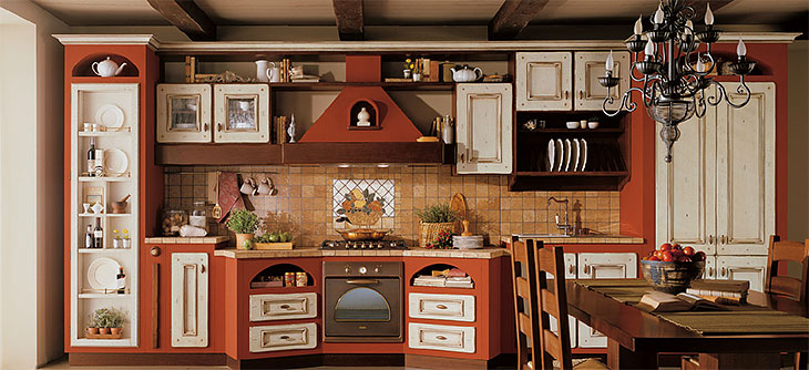 Cucina Lube Borgo Antico modello Beatrice