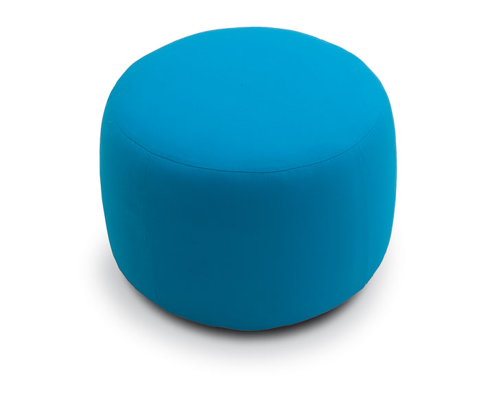 Pouf Modello OBELIX color azzurro