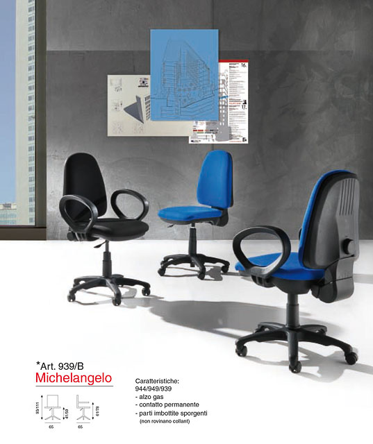 Sedia da ufficio modello Michelangelo