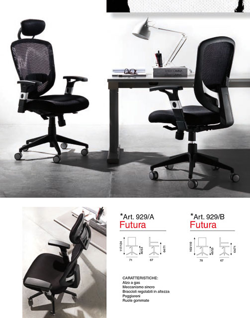 Sedia da ufficio modello Futura