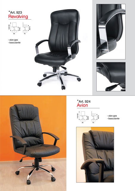 Sedie da ufficio modello Revolving e Avion