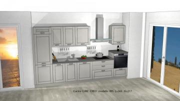 Cucina LUBE CREO modello Iris - cm. 365