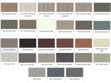 colorazioni ante disponibili DI SERIE