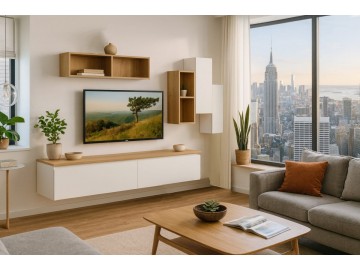 LIVING CM. 270 in melaminico di qualita' - componibile