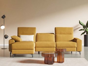 Divano Morbidline Harrison con chaise longue e relax elettrico CM.274x164